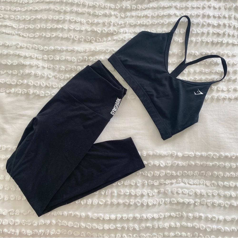 Gymshark Training Set Size Small, Black